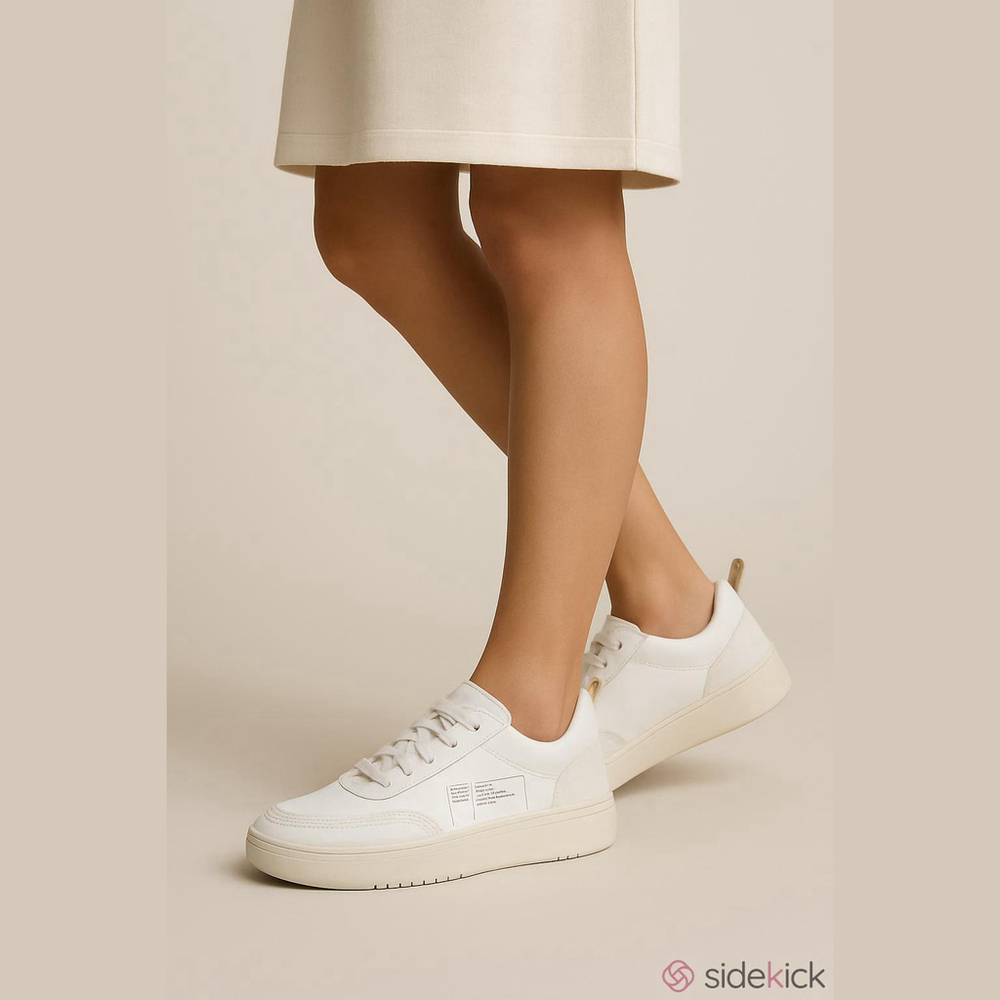 ONCEPT London Sneakers White Cloud Leather Suede Size 7